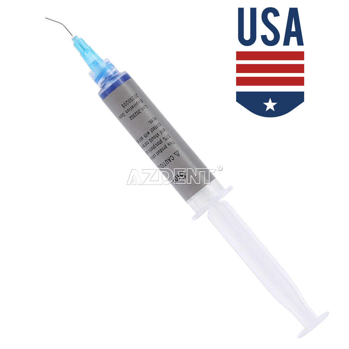 Incisione dentale dell'acido fosforico 37% Silica Blue Gel per adesivo & resina