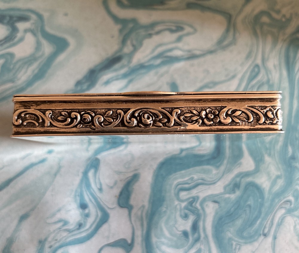 Antique German Silver Embossed Cigarette Case, Circa 1900