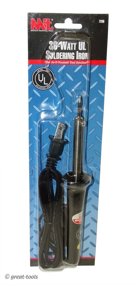 30W SOLDERING IRON – UL listed – 30-Watts – electronics – tools – crafts