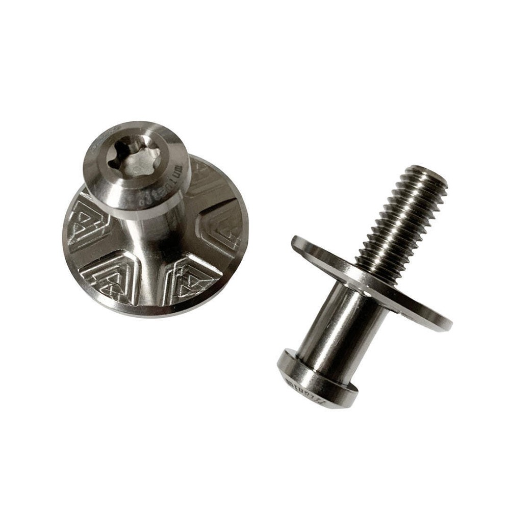Titanium Door Strikers (Pair) Natural Finish