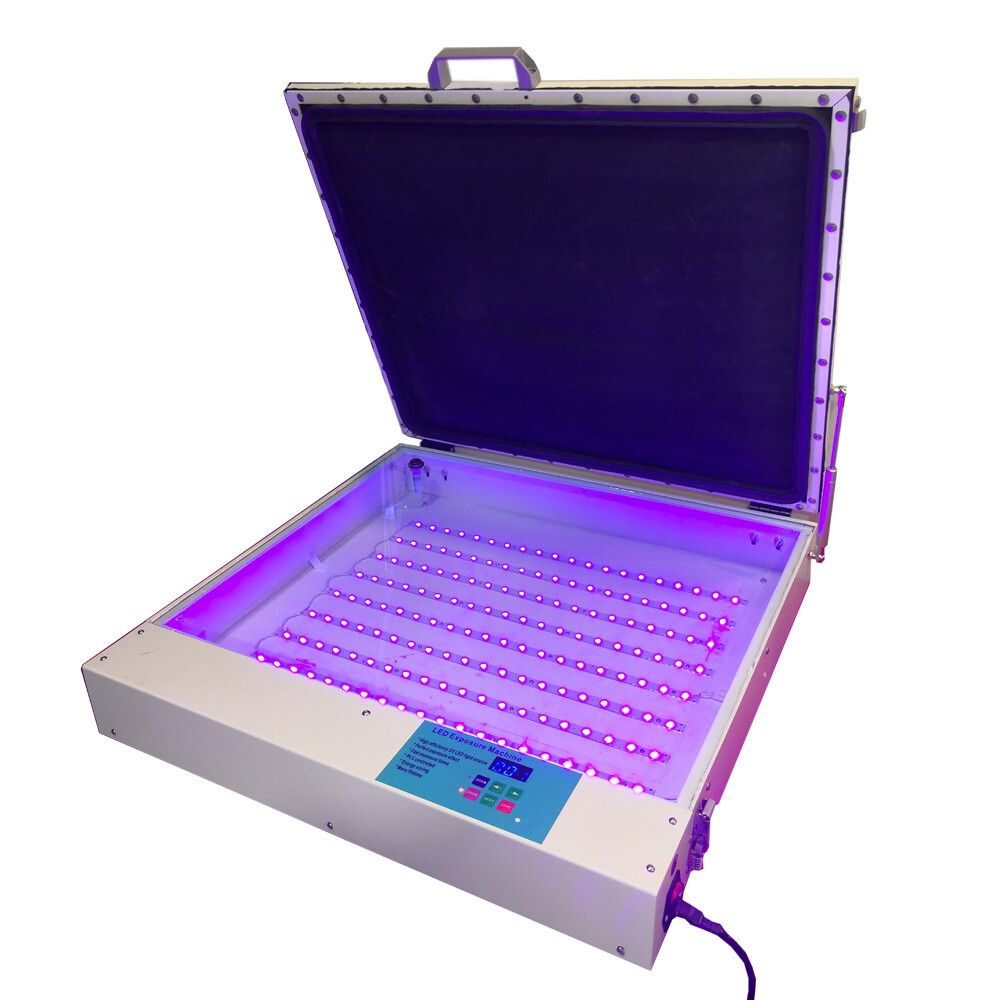 20" x 24" 80W Vacuum LED UV Exposure Unit Precise Silk Screen Printing