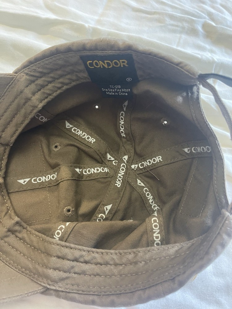 Condor Brown Ball Cap One Size Adjustable Patch TC-019