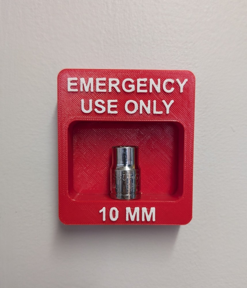Emergency 10mm Socket Holder