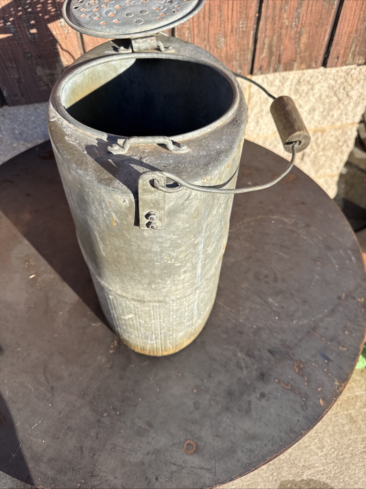 Antique Rare Property Of Seal Ship Oyster Bucket