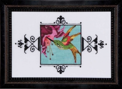 Nora Corbett Cross Stitch Pattern - NC185 - Hummingbird