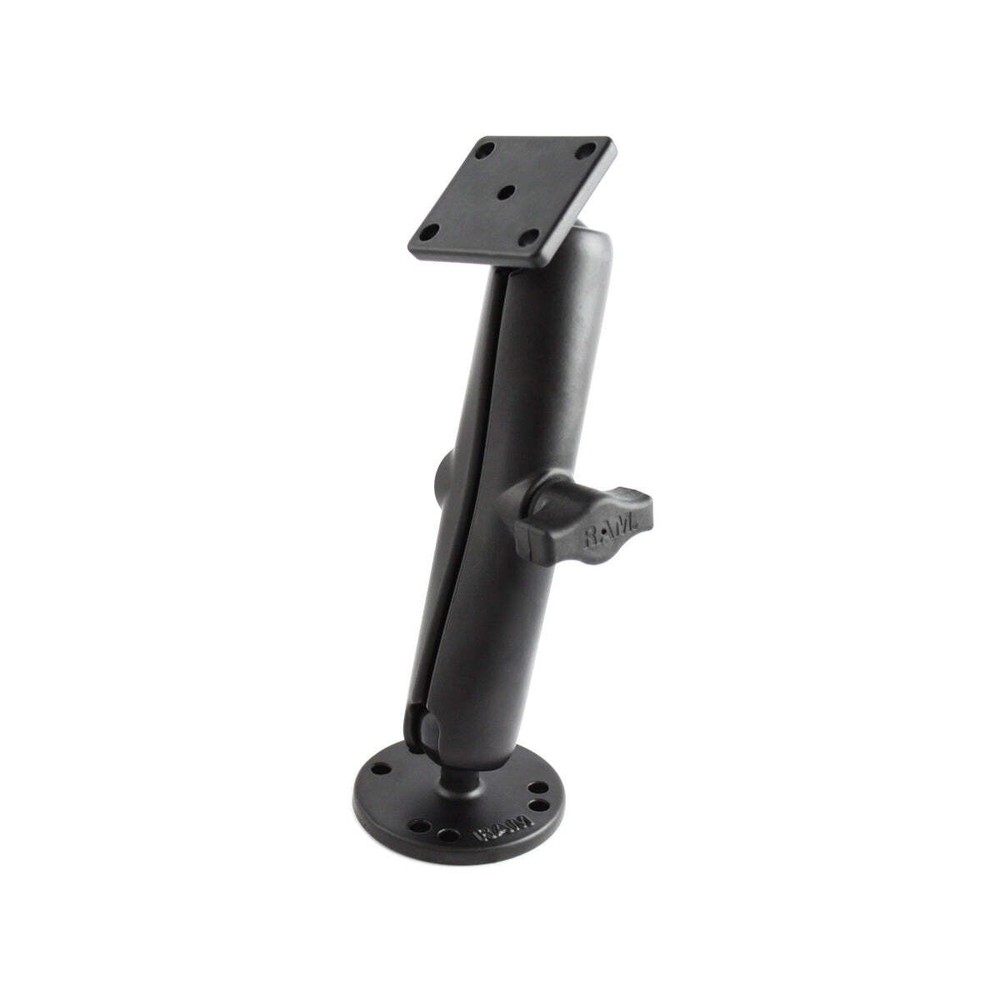 RAM-B-139U-C RAM Drill-Down Double Ball Mount with Rectang...