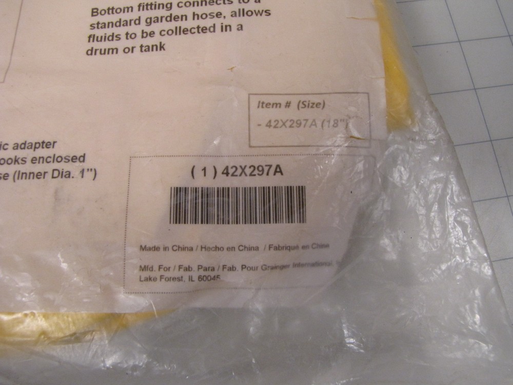 Pipe Drip Diverter 18" Diameter 42X297A NEW