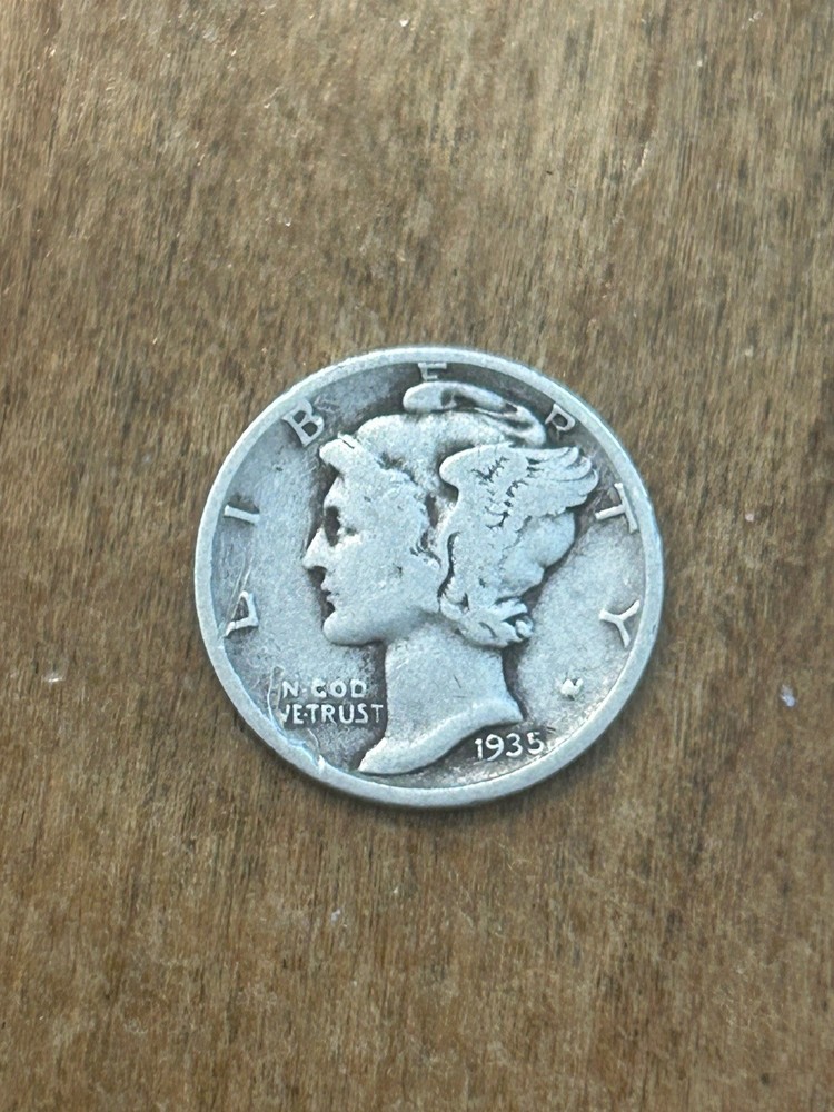 1935 Mercury Dime VG