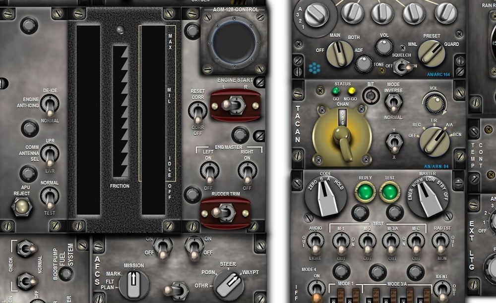 F4E+G PHANTOM II COCKPIT instrument panel CDkit