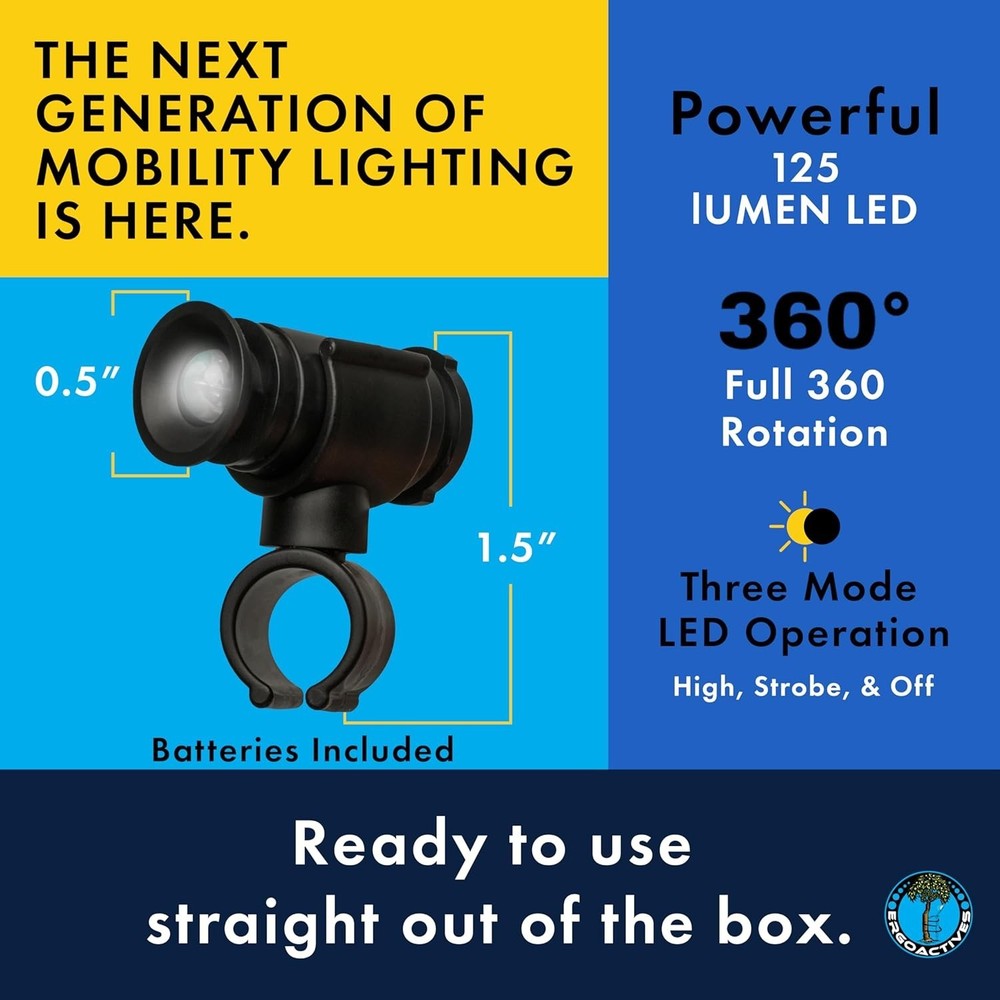 LightBaum 2G: Innovative LED Light for Mobility Aids – Safe Night Navigation