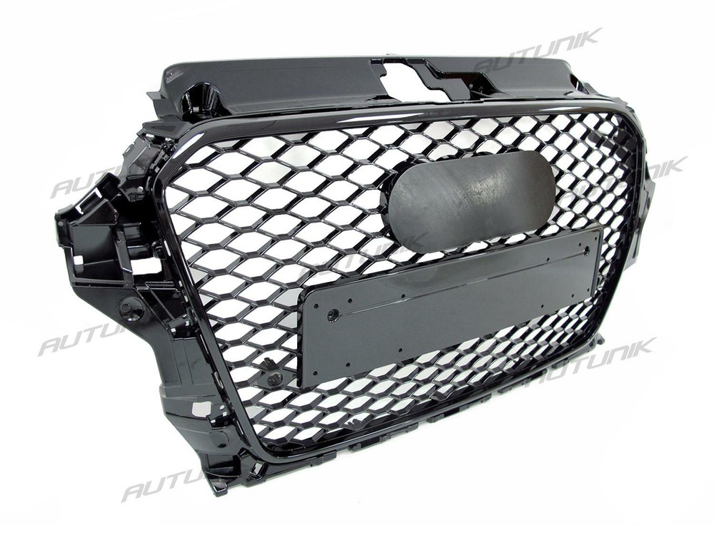 For 2013-2016 Audi A3 S3 Front Grille Honycomb Bumper Grill RS3 Style