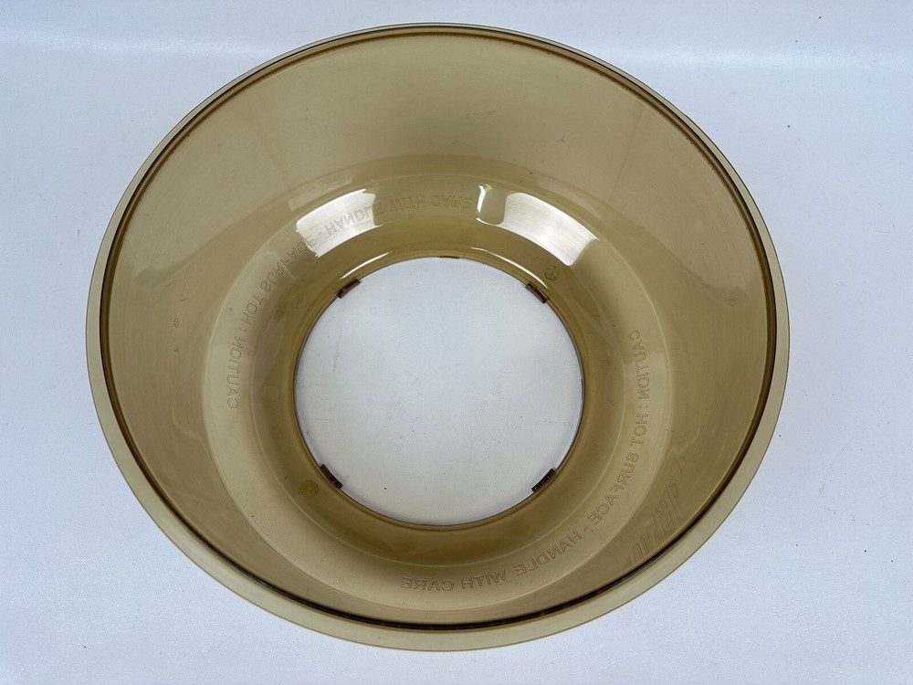 NuWave Pro Plus Infrared Oven Model 20601 Replacement Amber Plastic Dome Cover