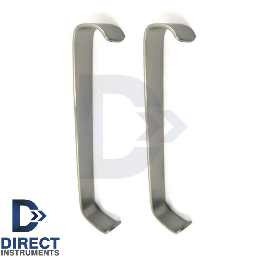 2Pcs Farabeuf Retractor 12cm Double Ended Surgical Versatile Handheld Retractors