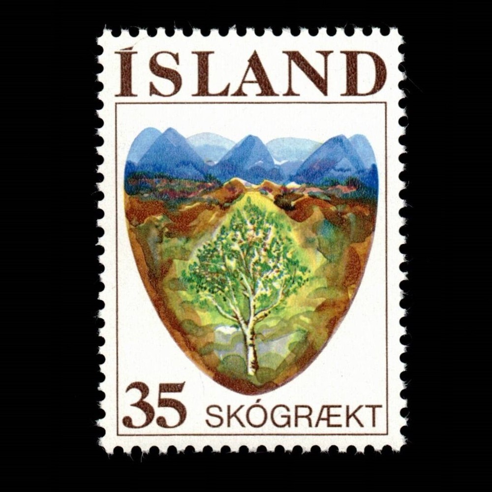Iceland, Scott 488, Growing Saplings, 1976, MNH