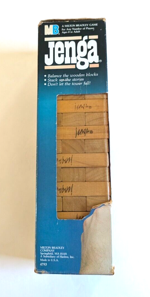 Vintage 1986 Jenga complete