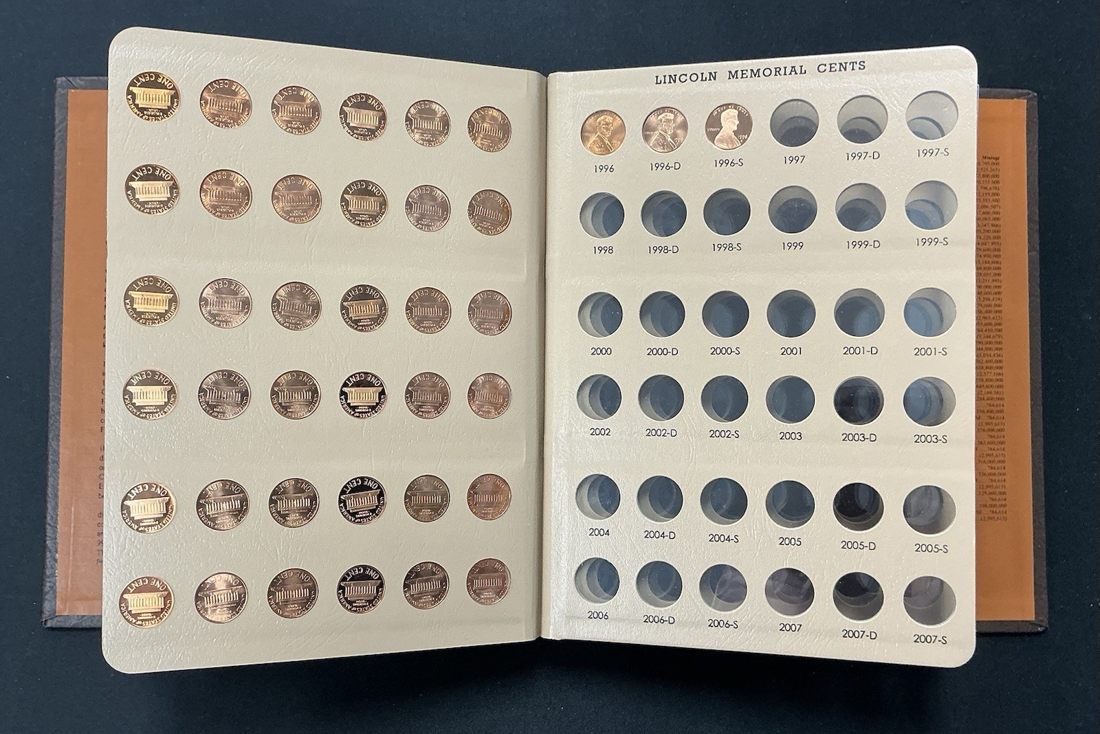 Dansco Album 8100 ~ Lincoln Cent Book 1909-2009 ~ Partially Complete!