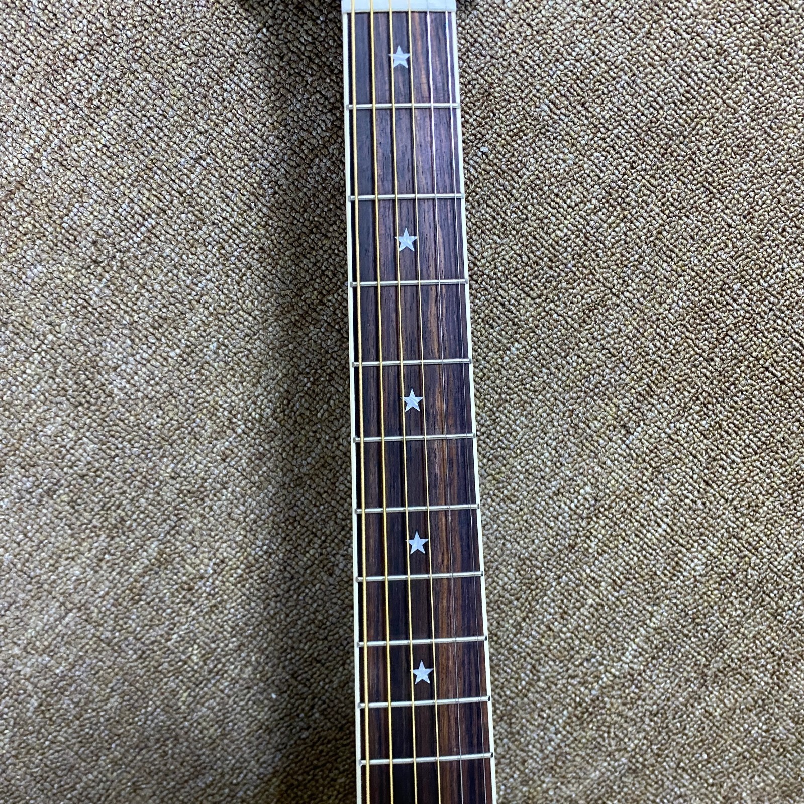 Black raven acoustic electric guitar rosewood fingerboard Free Shipping