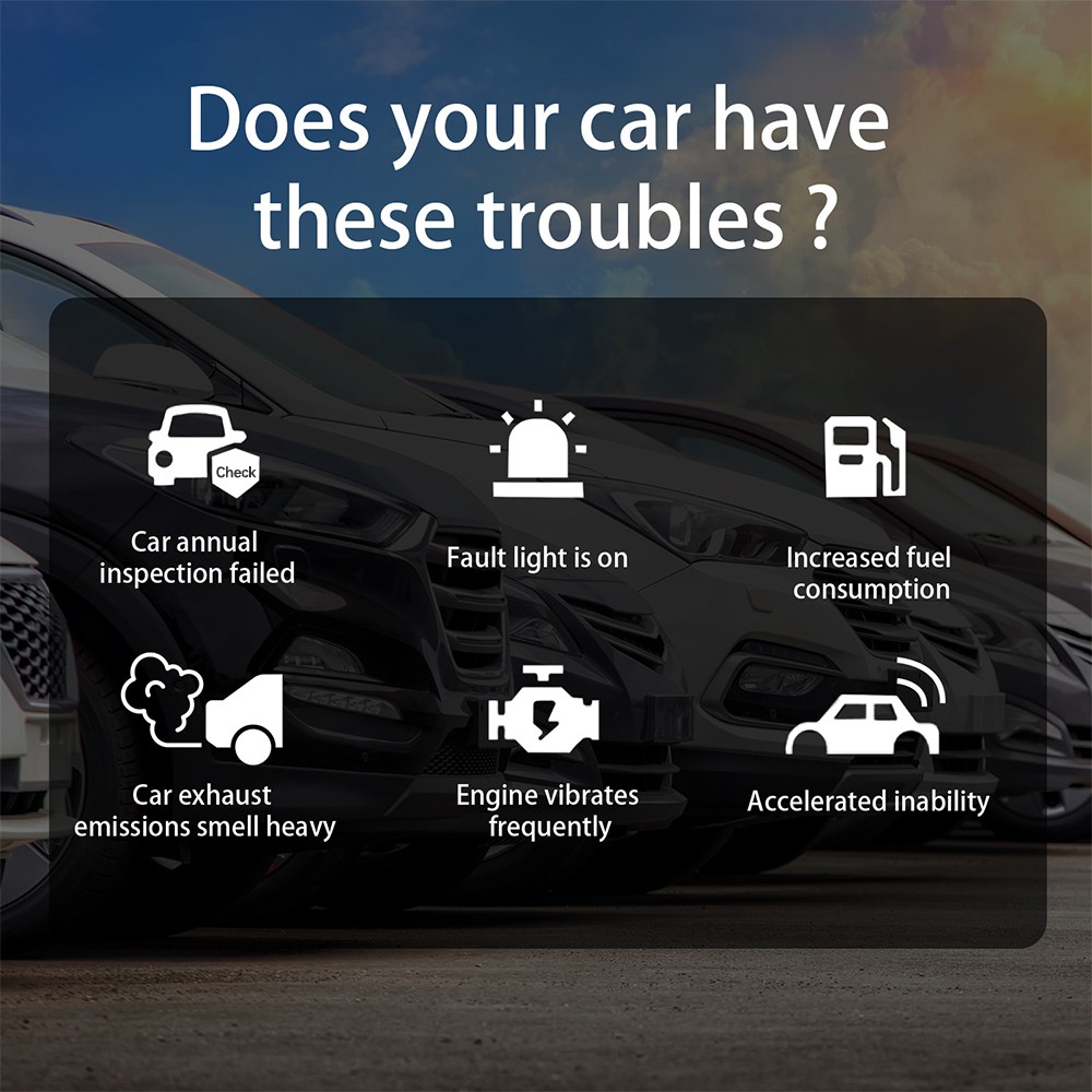 Boost Up Vehicle Engine Catalytic Converter Cleaner Multipurpose Deep Cleaning