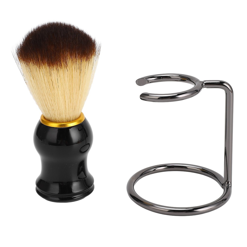 Curved Handle Shaving Brush Set For Comfortable Shaving Experience