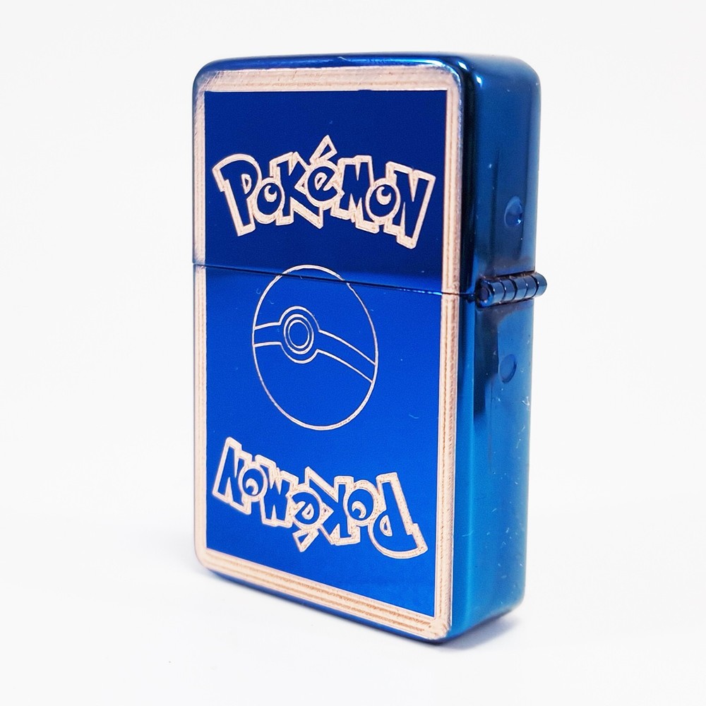 BRAND NEW - DESIGNED BRUSHED STYLED CIGARETTE PETROL LIGHTER - Blastoise