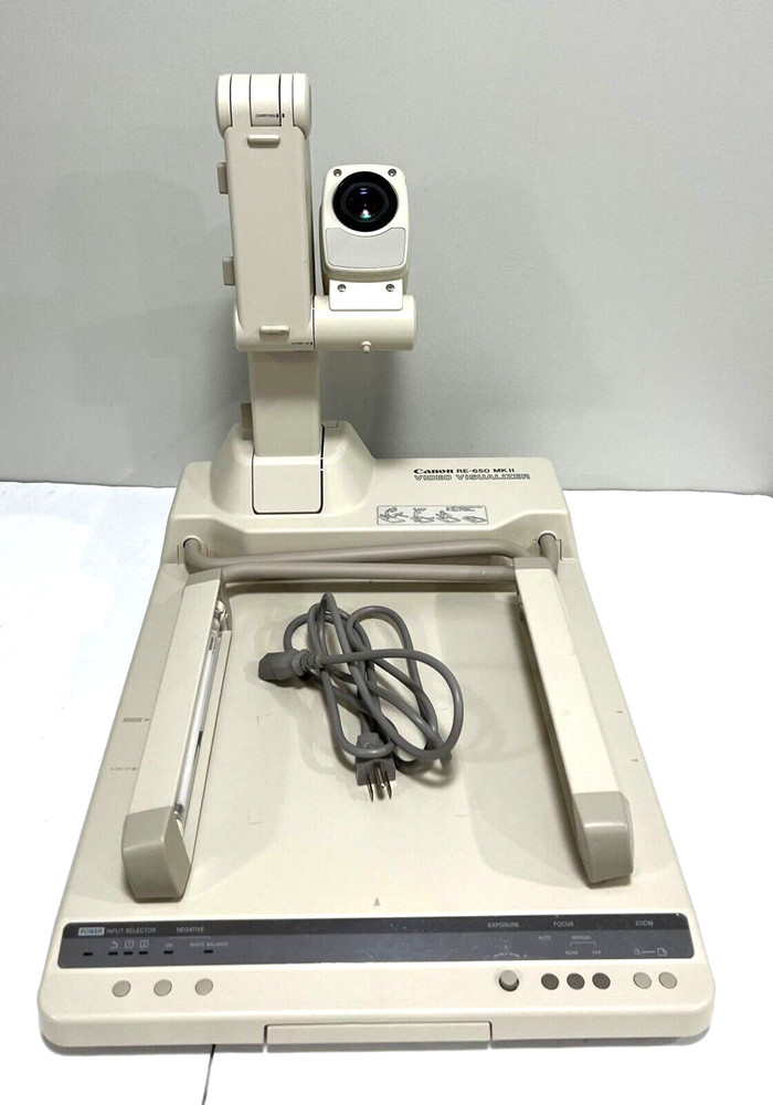 CANON RE-650 MKII VIDEO VISUALIZER DOCUMENT PROJECTOR
