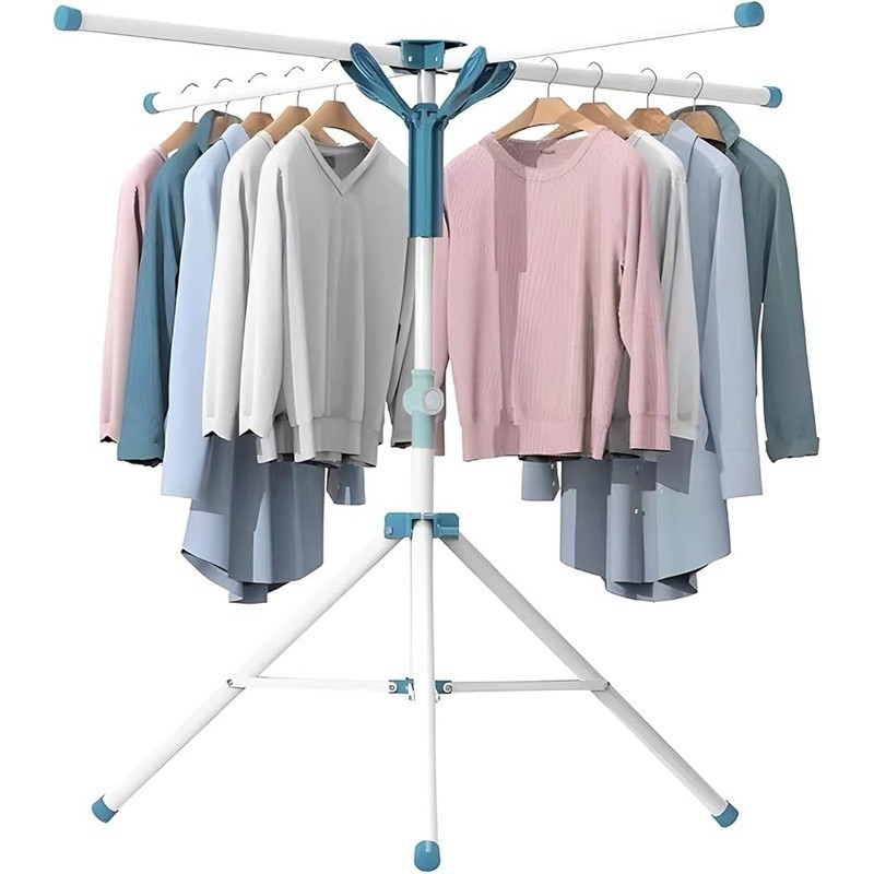Foldable Portable Drying Rack Indoor Outdoor Adjustable Height Space Saving New