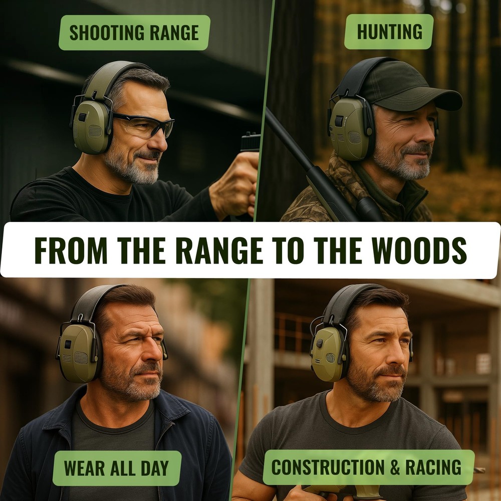 Bluetooth Electronic Shooting Ear Protection - Range, Hunting Accessories, Ta...