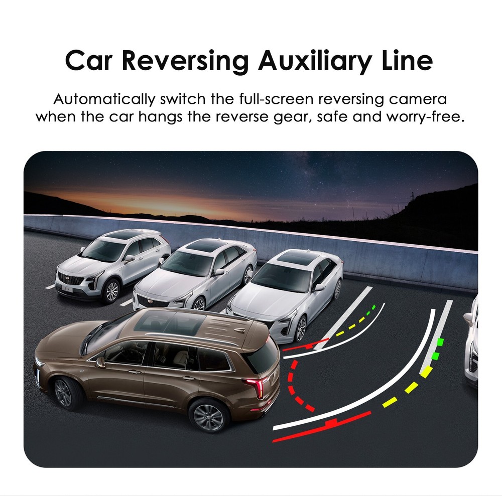 AHD Mini Car Rear View Camera Reverse Backup Parking Kit Night Vision Waterproof