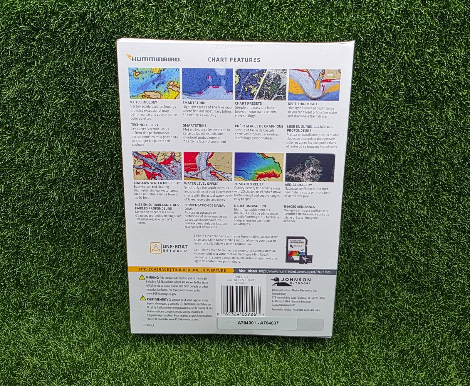 Humminbird LakeMaster VX Premium [ONTARIO V1] APEX/SOLIX/HELIX - 602020-1