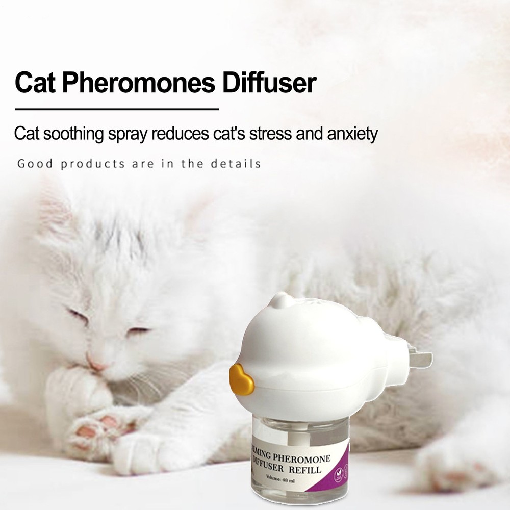 Pheromone Diffuser For Cats Cat Pheromone Plug-In Relaxants Start Kit For Anxiet