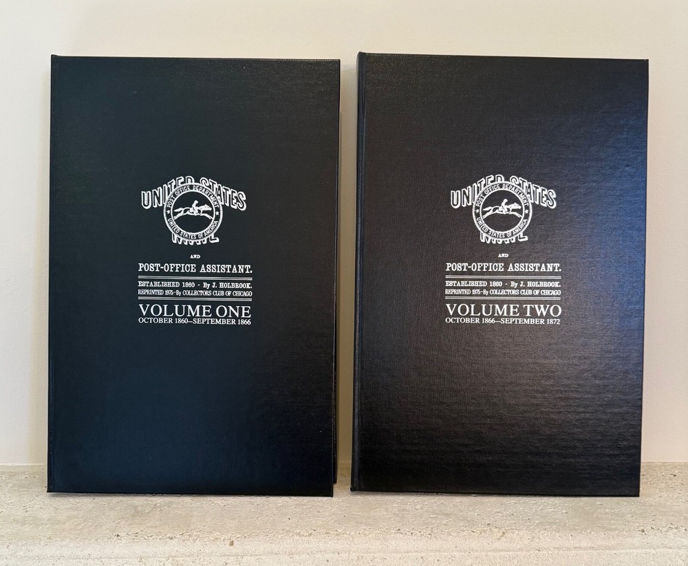 NEW PERFECT SET w/SLIPCASE - HOLBROOK UNITED STATES MAIL & POST OFFICE ASSISTANT
