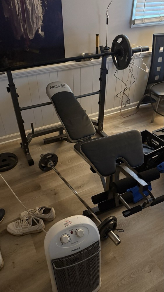 Bench Press, Weights, And Bars