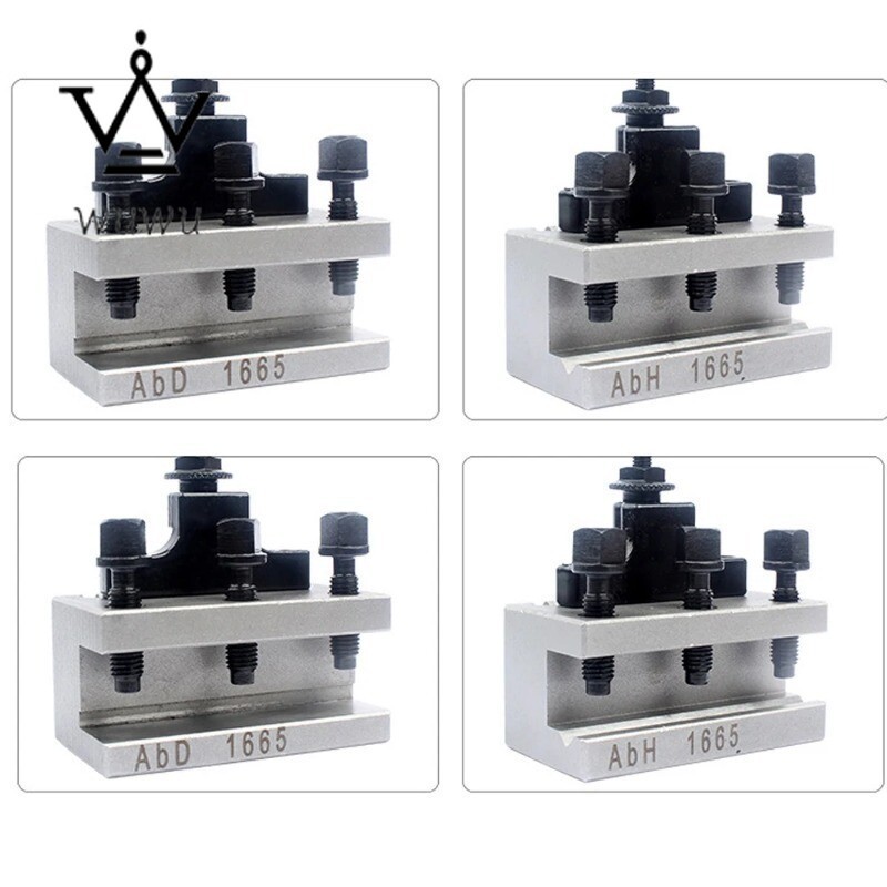 European Style AB Tools Holder Toolpost Set Quick Change Tool Post Lathe Machine