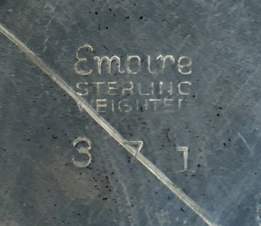 Scrap Sterling Silver Weighted Empire Candle Sticks TWt 496g, Damaged, Free Ship