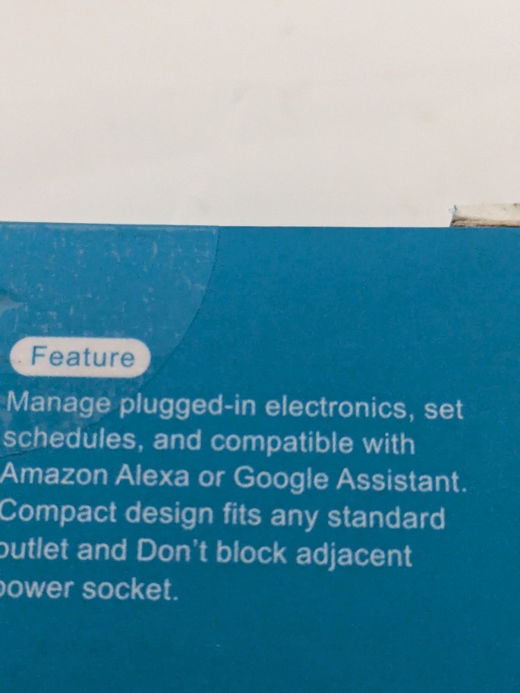 Amysen Smart Plugs White 4 Pk