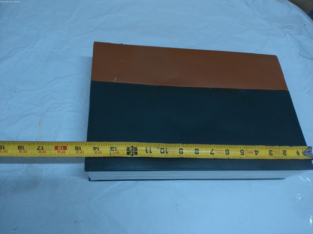 Vintage Backgammon Set – 14.5" Leatherette Case, Complete Pieces, Read Defect