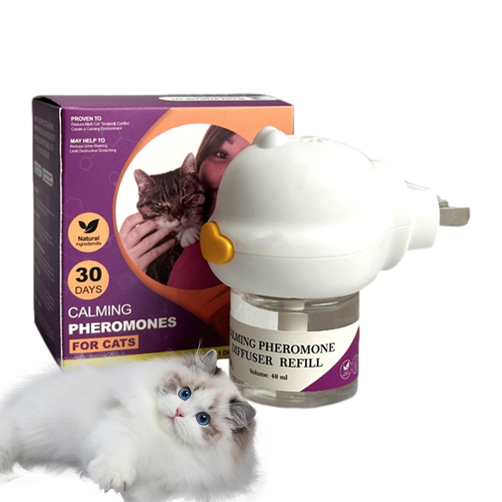 Pheromone Diffuser For Cats Cat Pheromone Plug-In Relaxants Start Kit For Anxiet