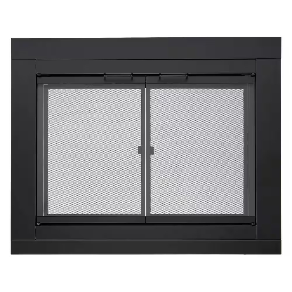 Harland Small Glass Fireplace Doors With Screen