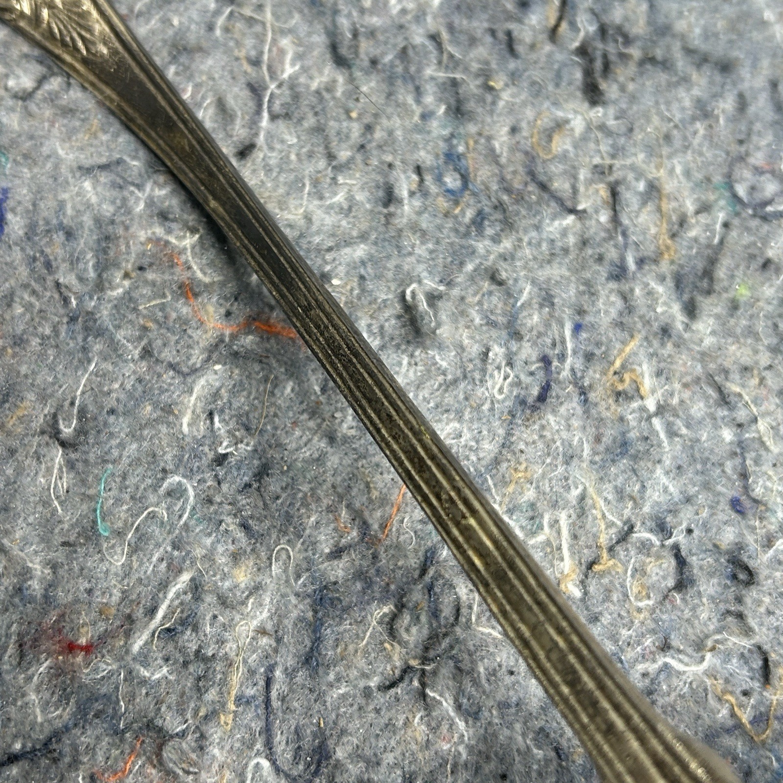 Vintage Ornate Soup Ladle Floral Pattern Silverplate Serving Spoon