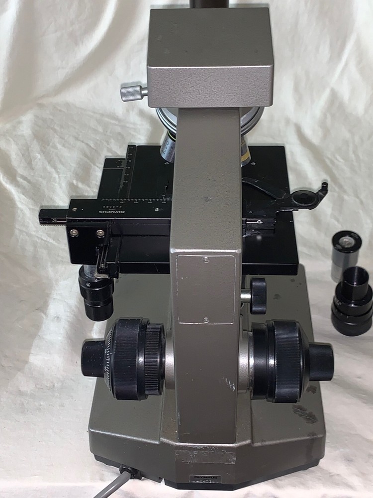Olympus CH Series Monocular Microscope w/ 2 objective lenses