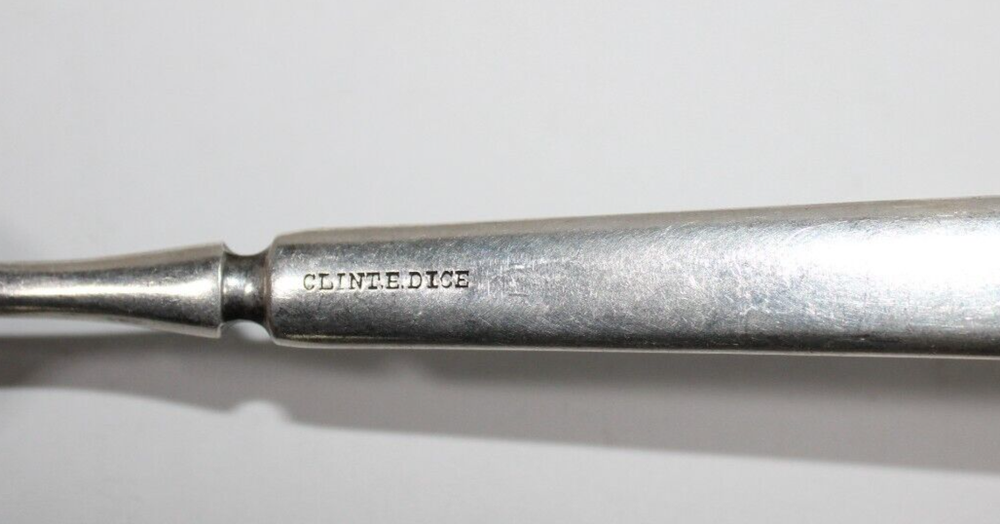 12 Pce. Vintage Silverplate Forks & Knives - Unknown Maker Clint E. Dice