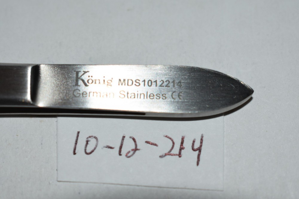 MDS1012214 1 PC KONIG TISSUE FORCEPS 5.5" 1:2 TEETH