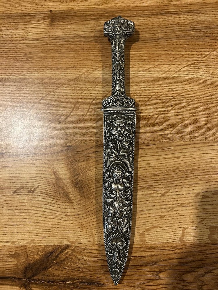 19th C Replica Silver Dagger Antique