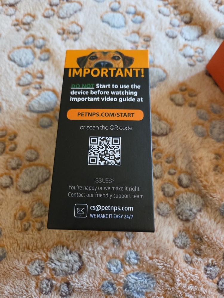 NPS Alpha Dog Behavior Trainer Barking Control Device USB Cordless-Open Box