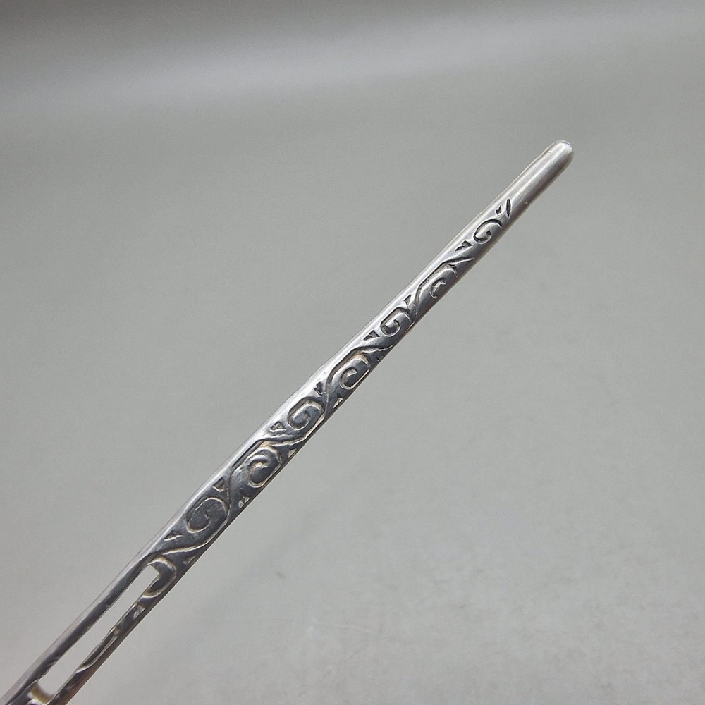 Antique Solid Silver Bodkin – Levi & Salaman Birmingham 1903