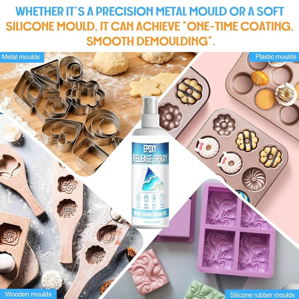 100ml Mold Release Spray Fast-Drying Lubricant Agent Epoxy Release Agent