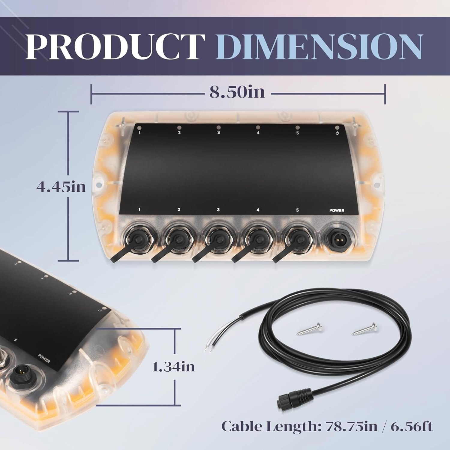 For Humminbird As Eth 5pgl 411850-1 5 Port Ethernet Switch Black