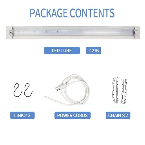 42W Hanging Plant Light for Indoor with Chain Switch Extendable Coverage (Link u