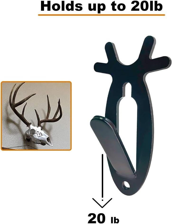 European Mount Skull Hanger, Antler Style - 1 Pack