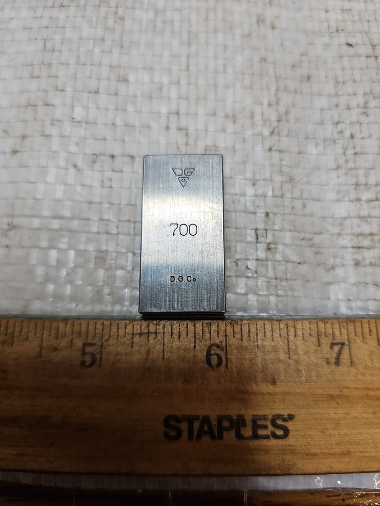 DEARBORN GAGE CO .700" RECTANGULAR GAGE BLOCK